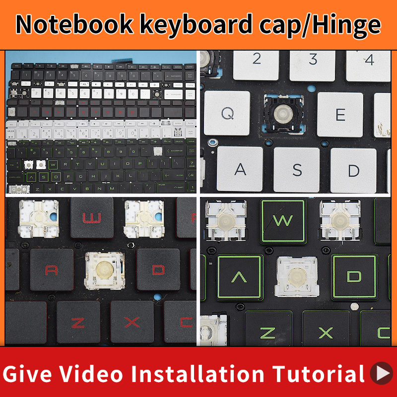 Gaming Keyboard Hp - Replacement Key Cap&Hinge For HP Pavilion