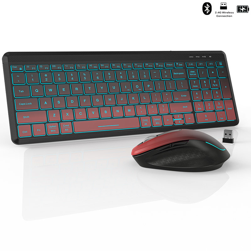 RGB Backlit Silent Wireless Ke - огляд і ціна Gaming Keyboard And Mouse For Xbox