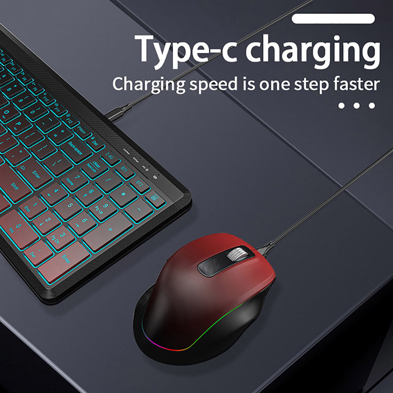 RGB Backlit Silent Wireless Ke - огляд і ціна Gaming Keyboard And Mouse For Xbox