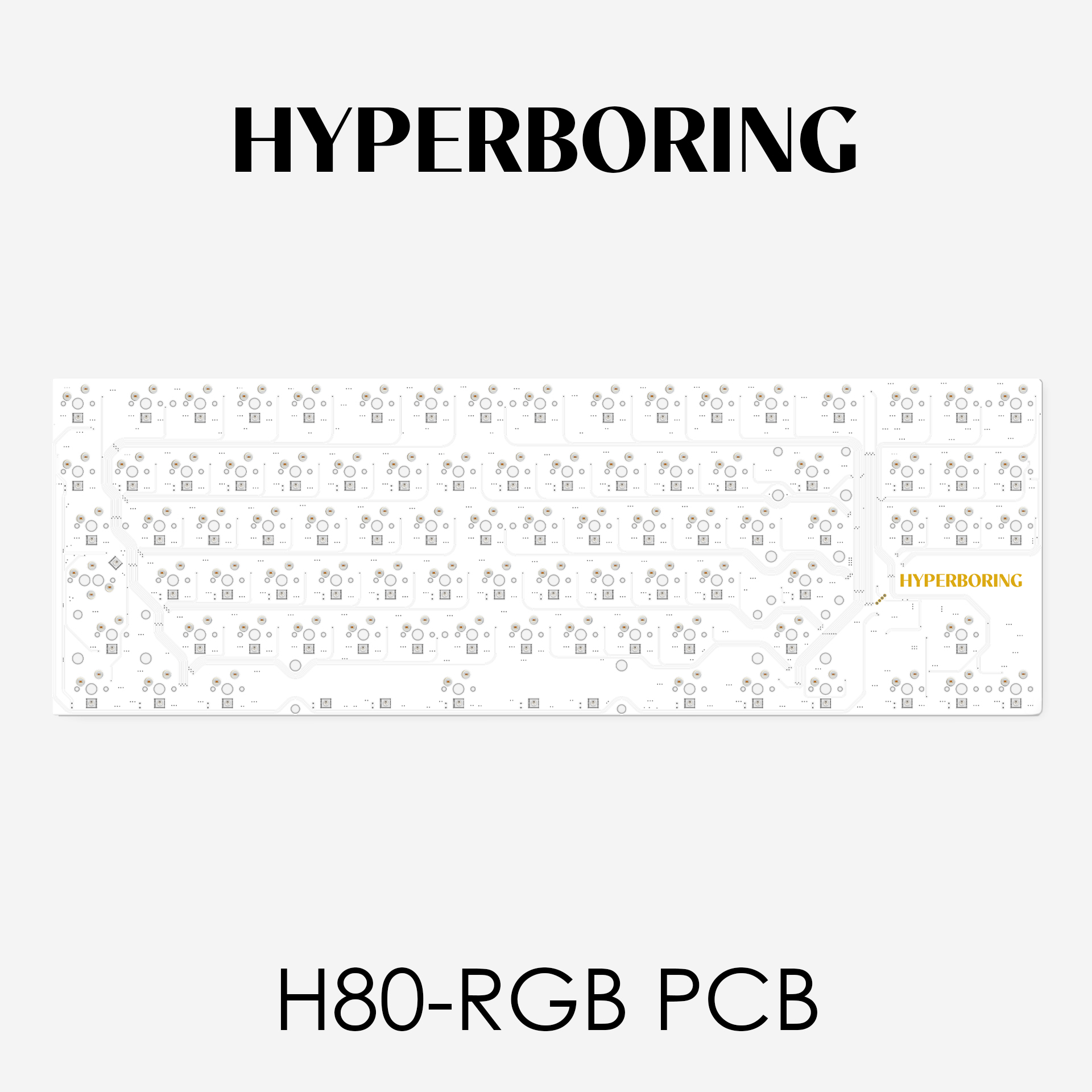 H80 RGB Hotswap PCB for TKL 87 - огляд і ціна Hot Swap Pcb