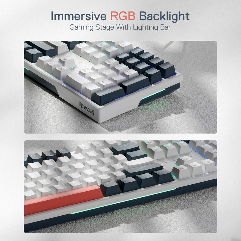 Redragon K668 RGB Gaming Keybo - огляд і ціна Gaming Keyboard Thocky
