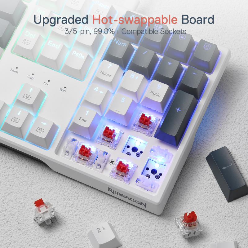 Redragon K668 RGB Gaming Keybo - огляд і ціна Gaming Keyboard Thocky