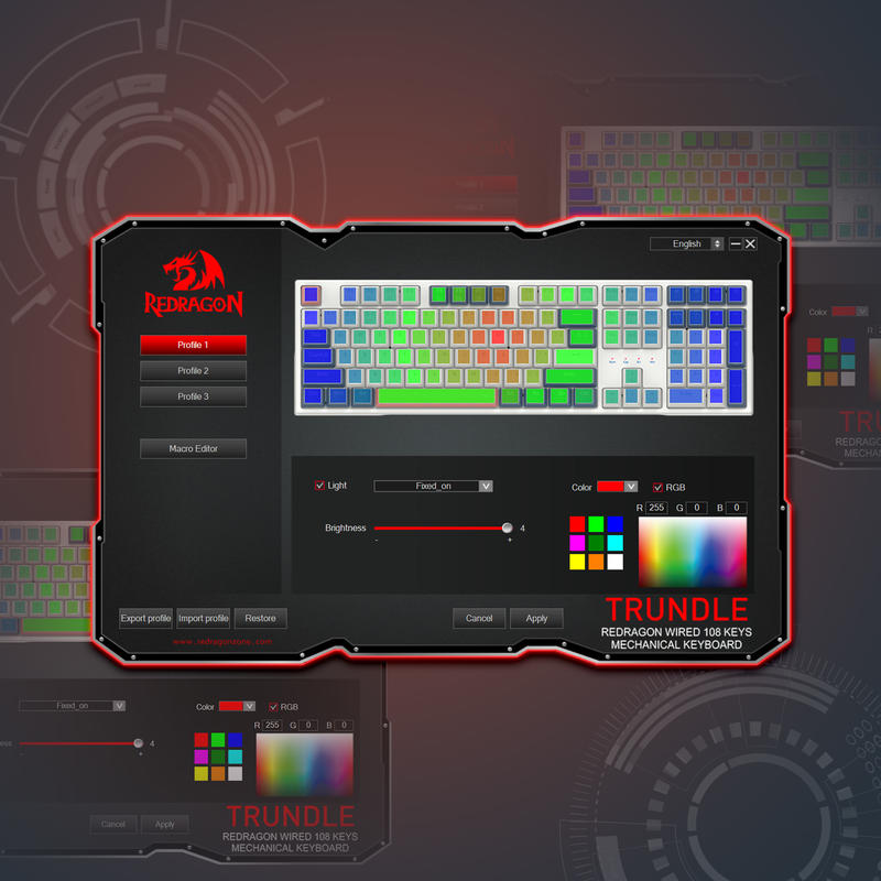 Redragon K668 RGB Gaming Keybo - огляд і ціна Gaming Keyboard Thocky
