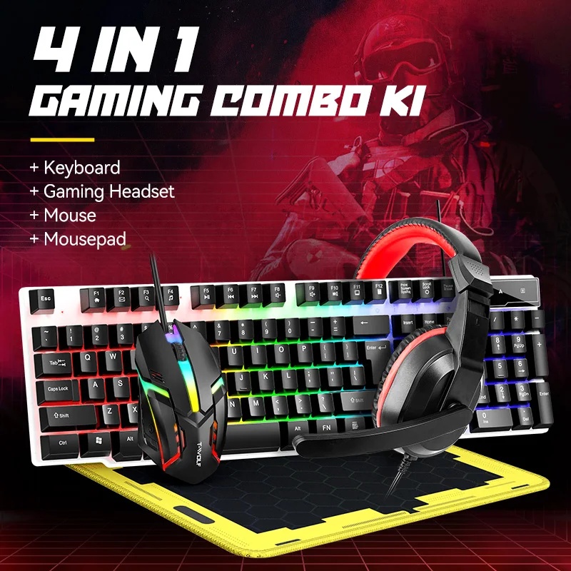 NEW USB Keyboard And Mouse Gam - огляд і ціна Gaming Keyboard Mouse Set