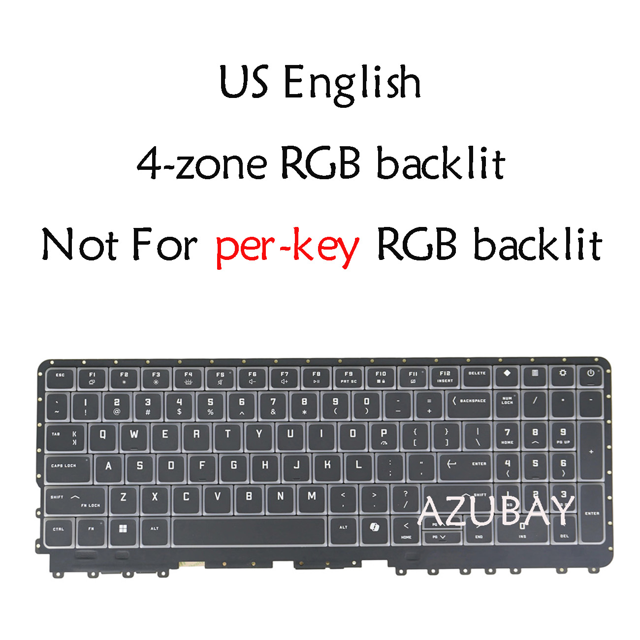 4-zone RGB Backlit Laptop Keyb - огляд і ціна Gaming Keyboard Hp
