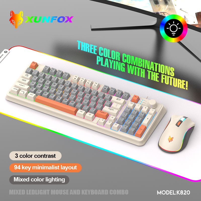 K820 USB Wired Game Keyboard M - огляд і ціна Gaming Keyboard And Mouse For Xbox