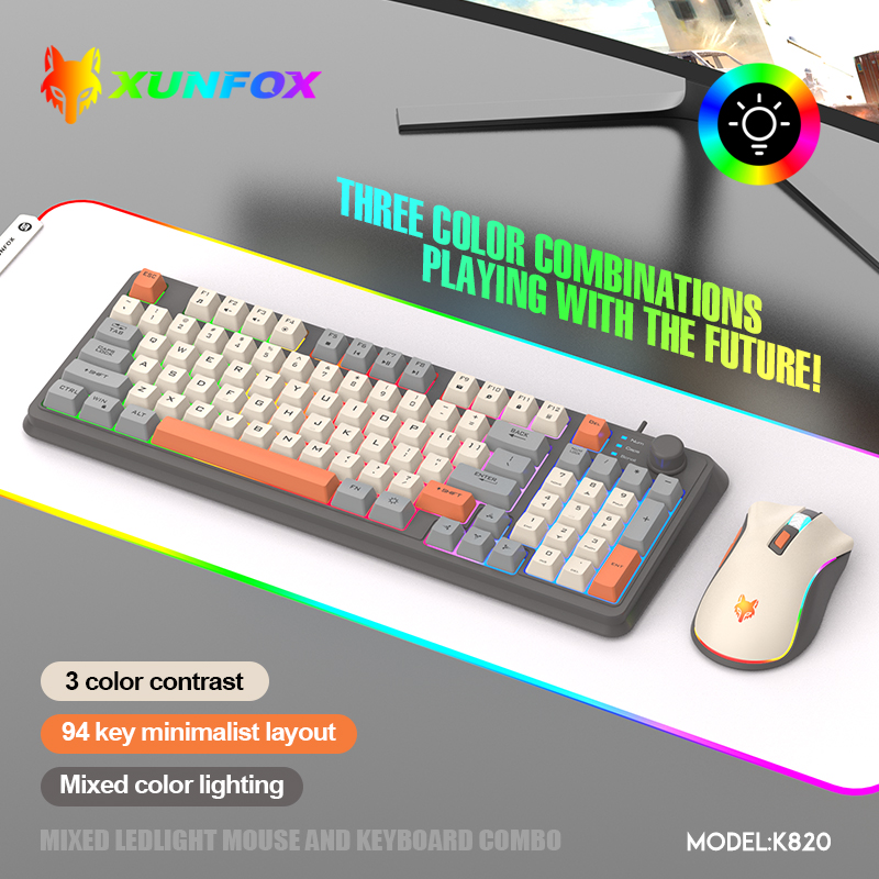 K820 USB Wired Game Keyboard M - огляд і ціна Gaming Keyboard And Mouse For Xbox