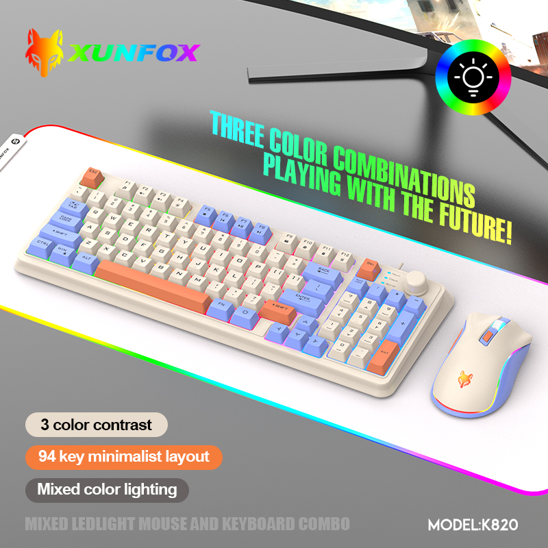 K820 USB Wired Game Keyboard M - огляд і ціна Gaming Keyboard And Mouse For Xbox
