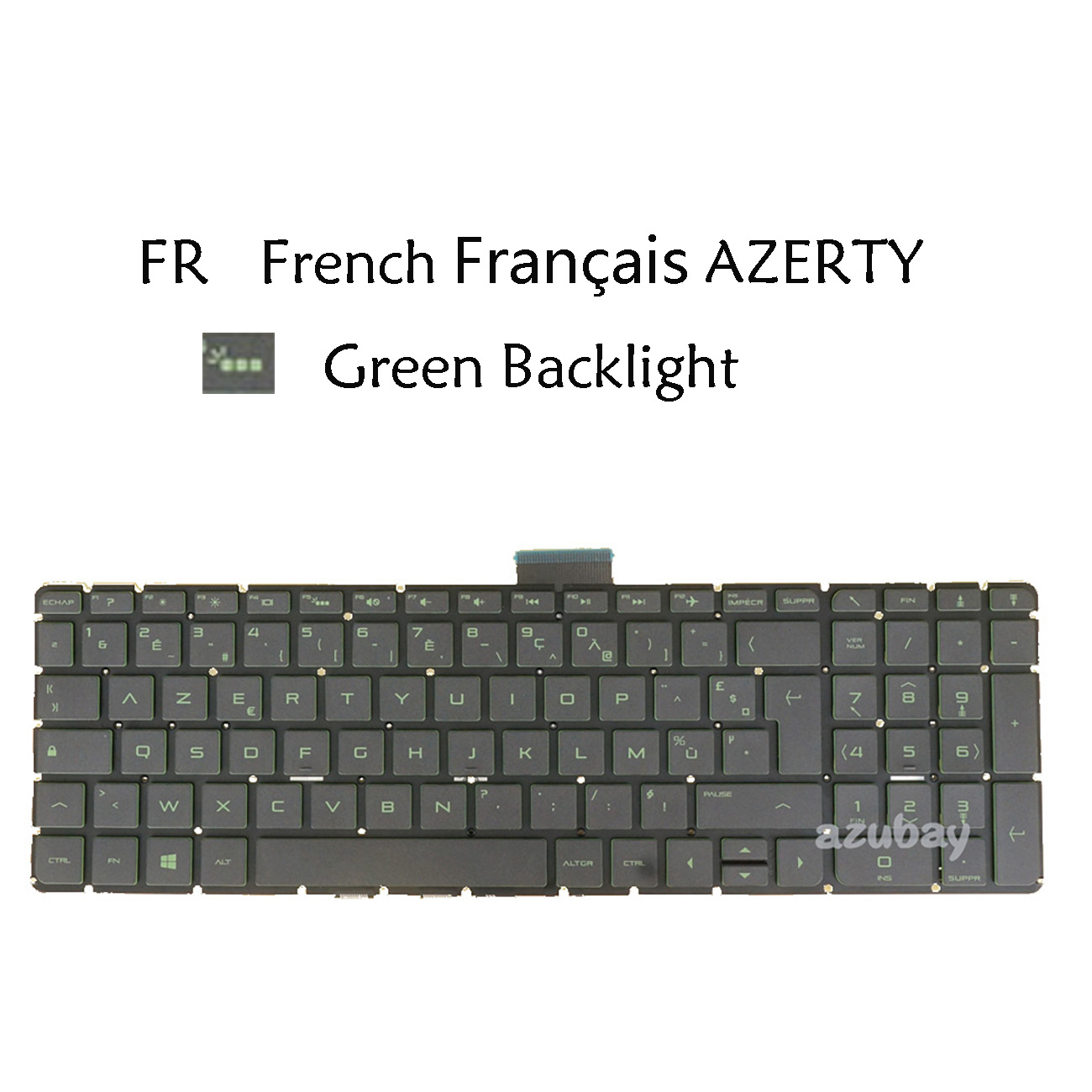 Green Backlit Replacement Lapt - огляд і ціна Gaming Keyboard Hp