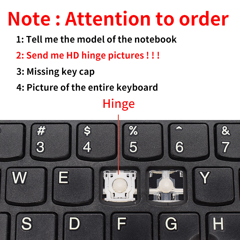 Replacement Key Cap&Hinge For  - огляд і ціна Gaming Keyboard Hp