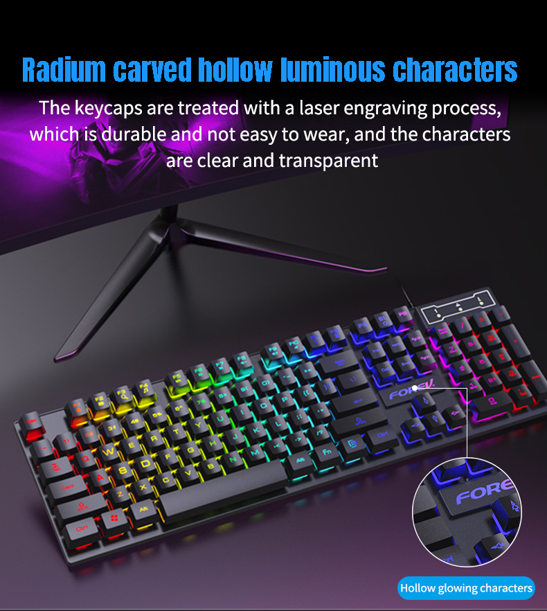 104 Key Backlit Mechanical Key - огляд і ціна Gaming Keyboard And Mouse For Xbox